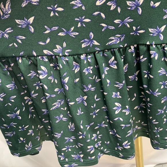 Gilli Green and Blue Floral Dress Womens M New Spring Summer Style#D17155H - Picture 12 of 16